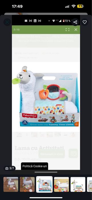 Centru activitati pt. copii +0 ani, păpușă de colecție de porțelan