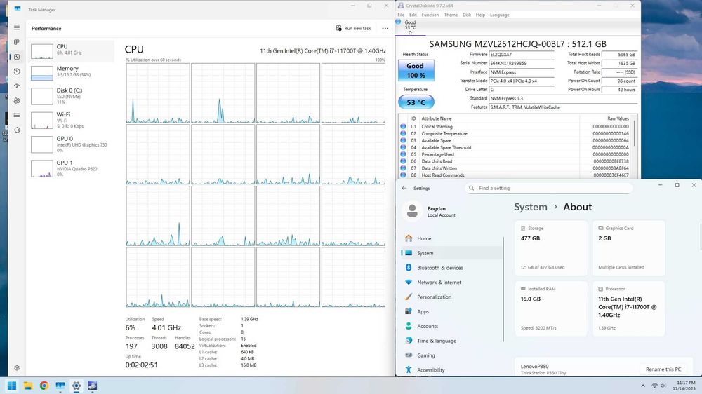 Lenovo ThinkStation P350 Tiny