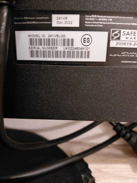 Vand monitor LED Philips 23.8" VA , cod 241V8L , 75 HZ, negru,