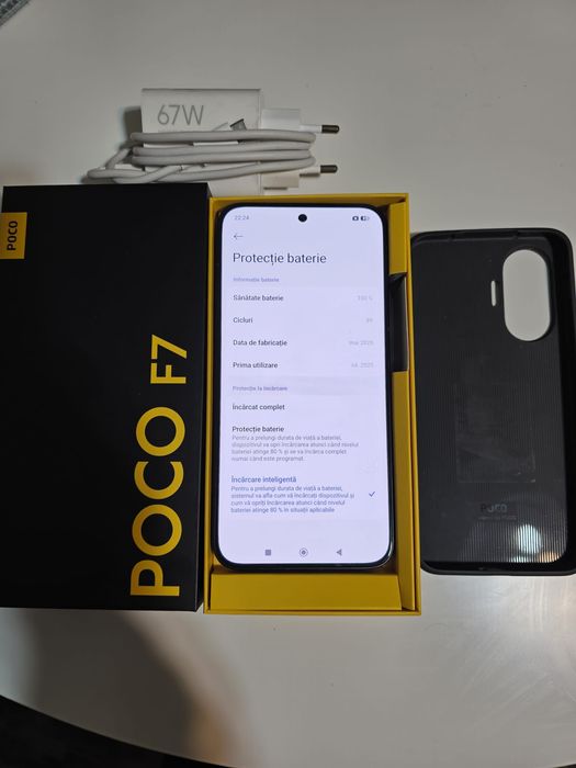 Xiaomi POCO  F7 -CPU Octacore Bat 6500mA-charger 67w OEM telefon smart