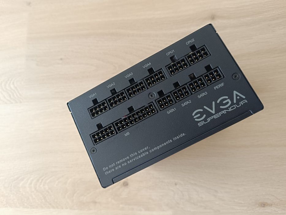 Захранване EVGA SuperNOVA 850 GA, 80+ Gold, 850W – Перфектно състояние!