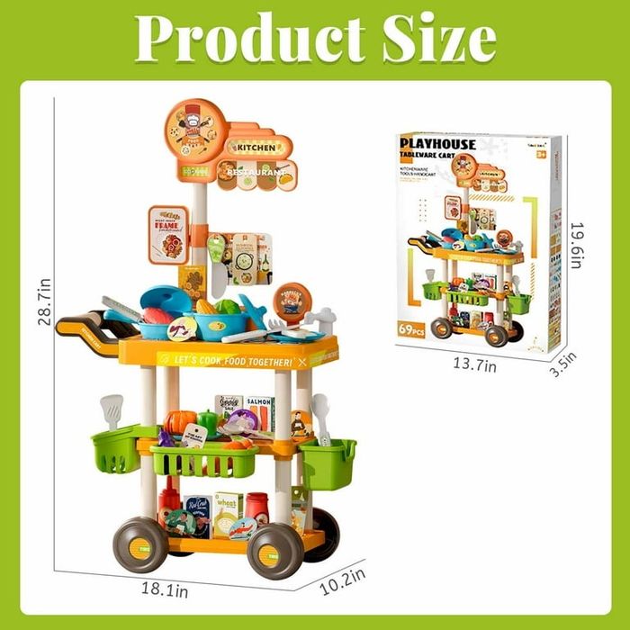 НОВИНКА! Тележка с аксессуарами для девочек