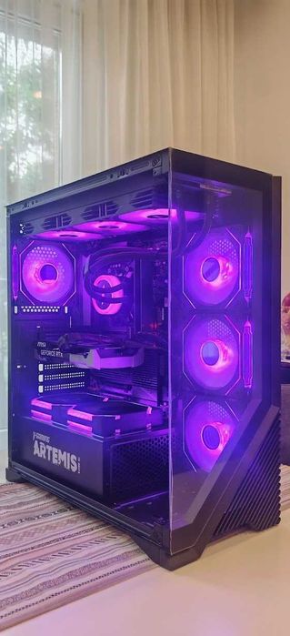 Геймърско Мощнo РС Intel R5 9600X/32Gb D5/1TB SSD/MSI RTX 5060/Гаранция