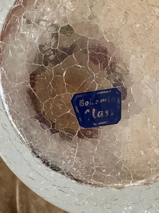 Ваза из богемского стекла