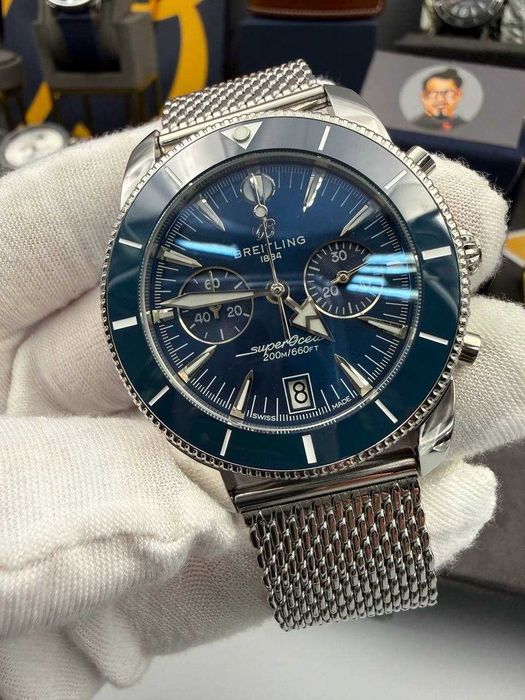 breitling superocean heritage хроно / синьо