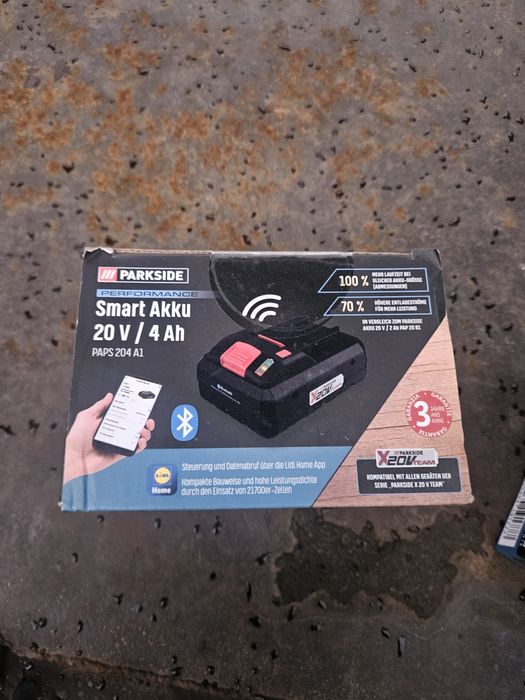 Parkside Acumulator Smart 20v 4ah