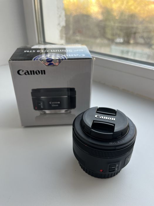 Продам новый объектив Canon EF 50mm f/1.8