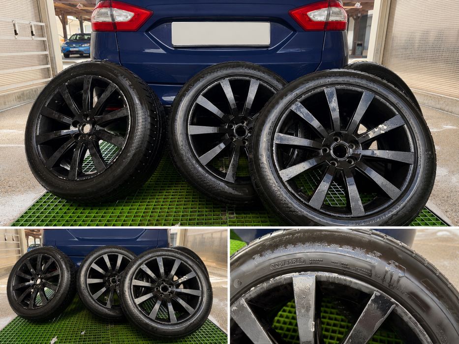 Set jante aliaj R19 5x108 ET49 + anvelope Falken Eurowinter HS02 Pro 225/55 R19 DOT 2025
