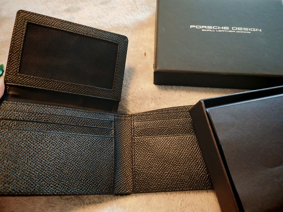 Мъжко портмоне черен цвят Порше Дизайн / porsche design