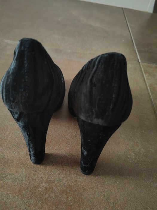 Pantofi dama  din catifea