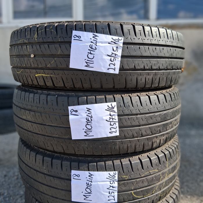 4×225/75/16cVARA.MICHELIN.Stare excelenta.