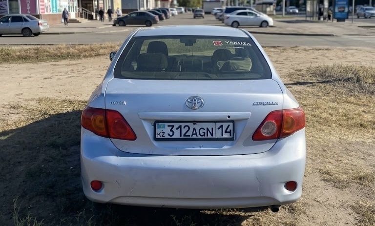 Toyota corolla 2007 года