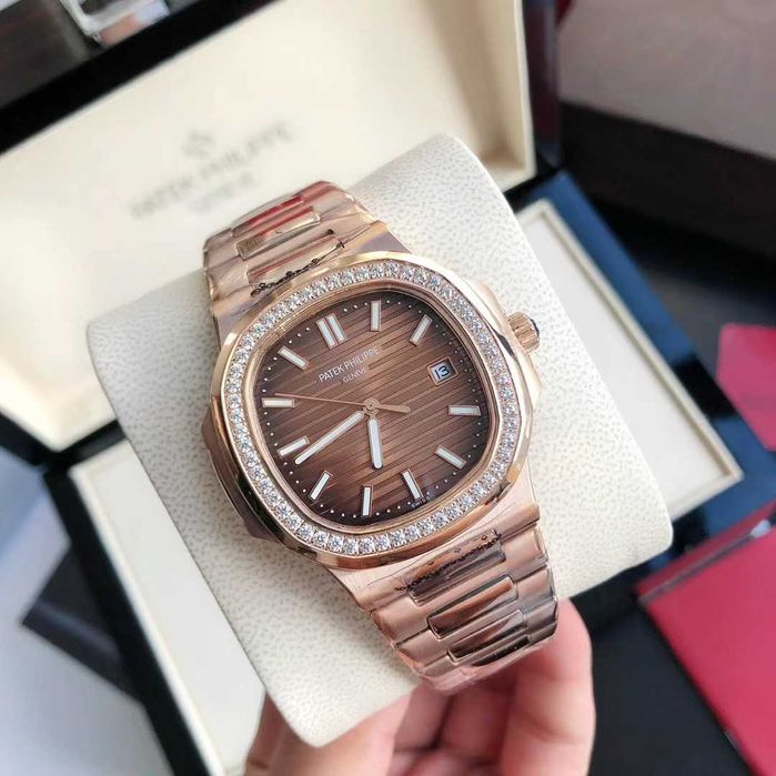 Автоматичен мъжки часовник Patek Philippe Nautilus 5711 Brown