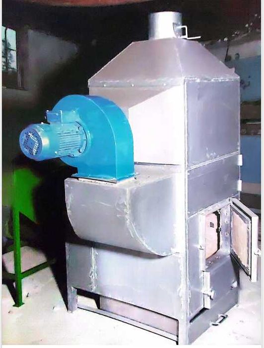 Aeroterma industriala cu combustibil solid