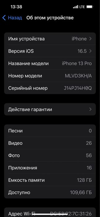 i phone 13 pro 128 gb