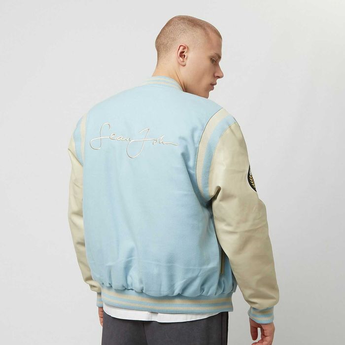 Sean John SJ Script Logo College Jacket ОРИГИНАЛНО мъжко яке XL