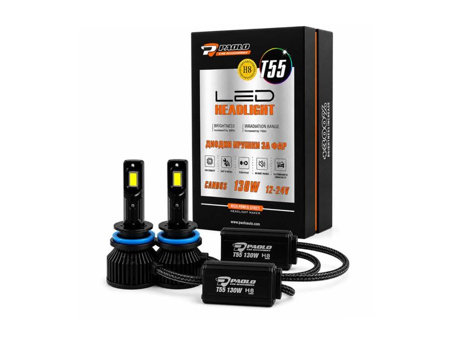 LED крушки H8/H11 - 130W - 12/24V