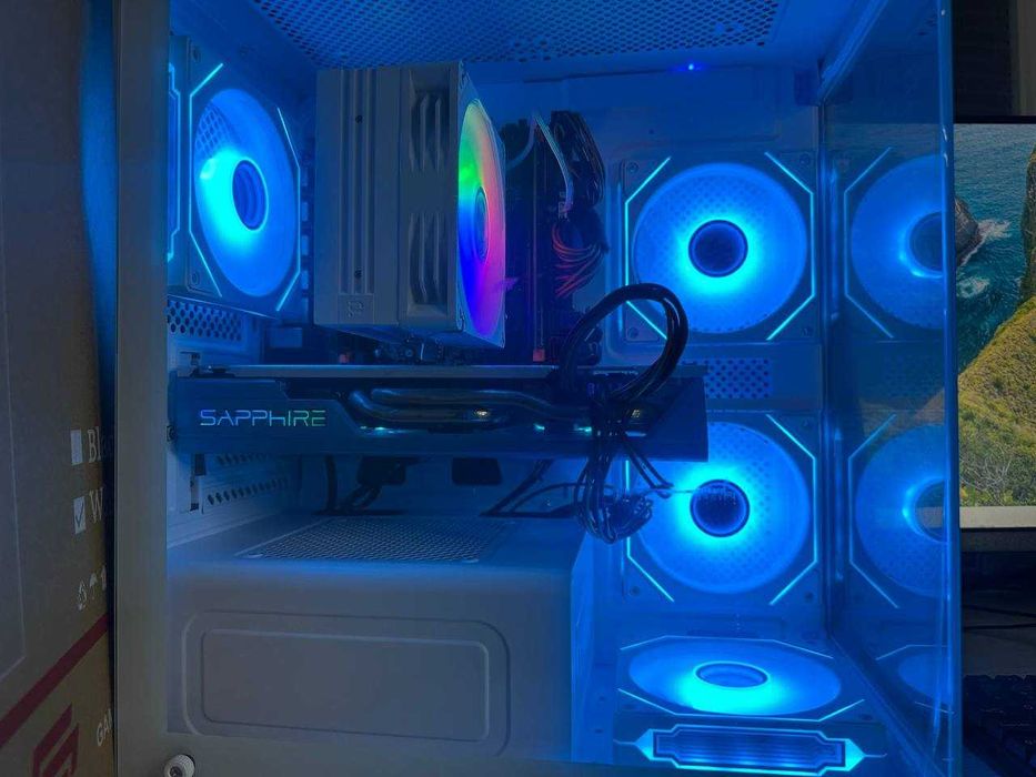 Игровой кейс / RX 590 gme 8gb / 16 gb ddr4 / SSD + 1 TB HDD