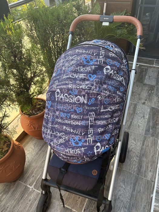 Продавам детска количка Cybex Balios S в комплект със зимен кош