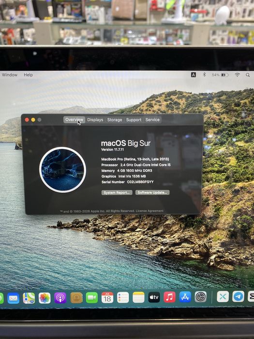 Macbook pro sotiladi!!!