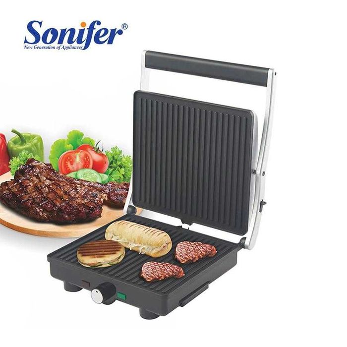 Электрический гриль Sendvich Lavash Gamburger Sonifer SF-6052 изгара