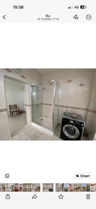 Душевая кабинка стеклянная