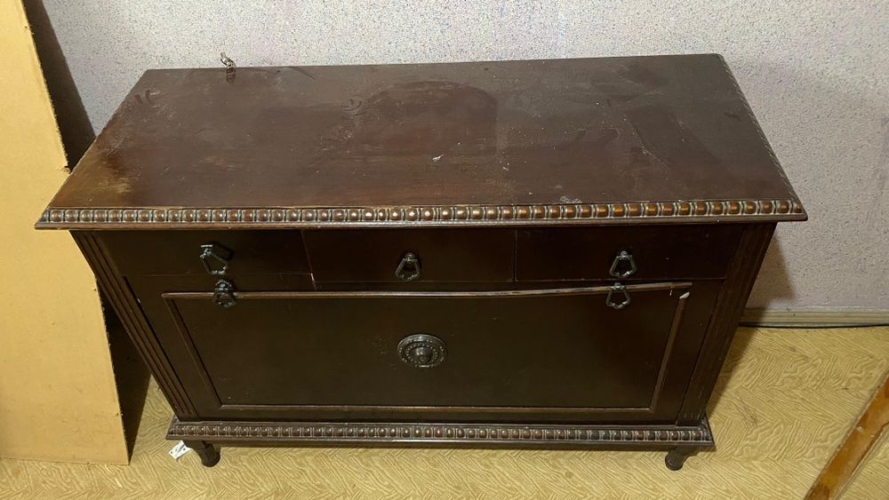 Comoda vintage  lemn natural stejar