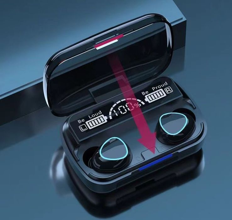 Безжични bluetooth слушалки с LED цифров дисплей