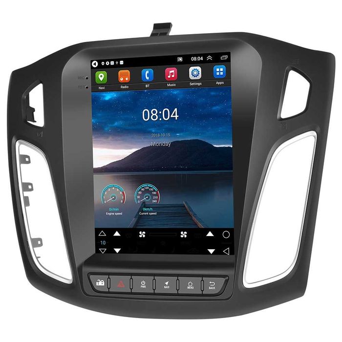 Navigatie Dedicata Tesla Ford Focus 3 (2011-2018), BT, Wi-Fi, Carplay