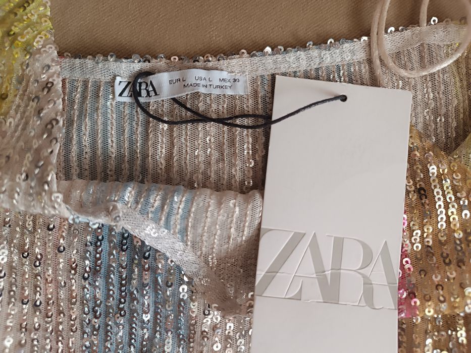 Ефектен Парти топ Zara нов