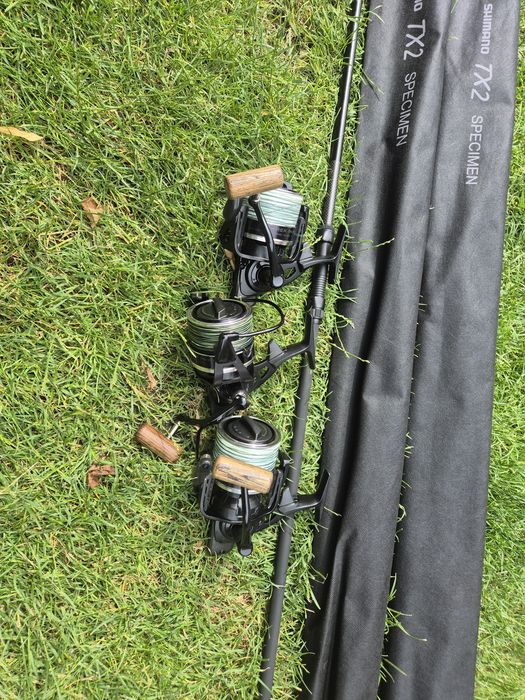 Shimano  TX 2    și Okuma  Trex