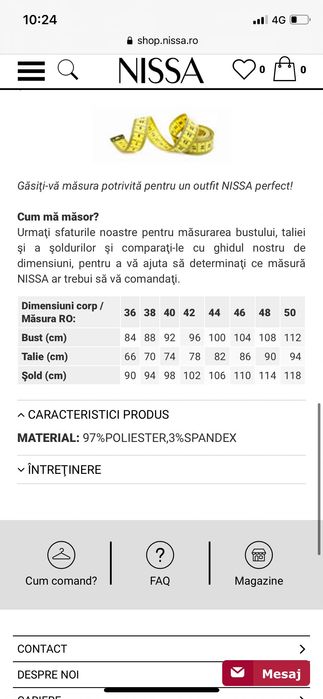 Rochie Nissa marimea L