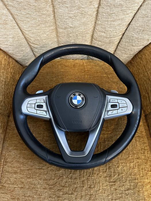 Volan + Airbag BMW Seria 5 6 7 G30 G31 G32 G11 G12, Incalzire / Padele