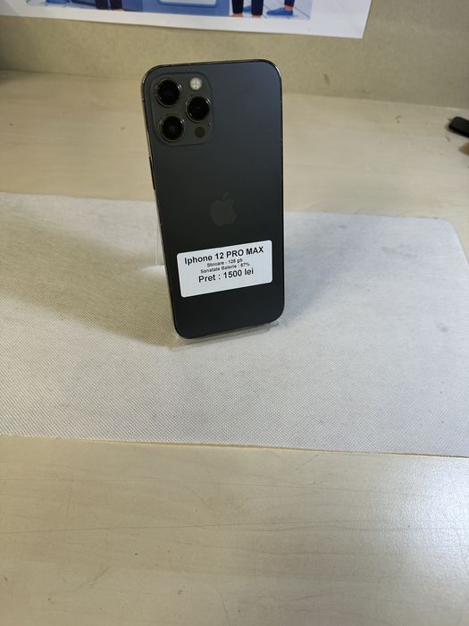 Iphone 12 pro max / 128 gb / Garantie / folie sticla cadou