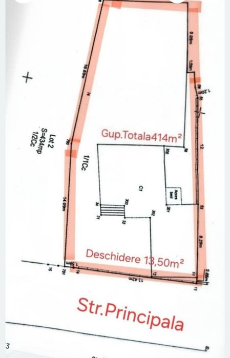 Casa cu beci, la strada principla in Podari, 4,5 km de Craiova