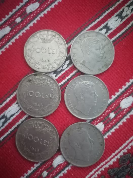 Vând monezi 100 lei cu Regele Mihai