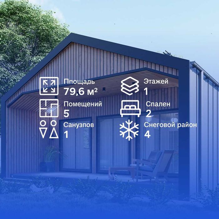 Строительство домов ЛСТК под ключ. Проект, производство, монтаж