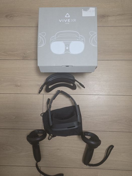 Ochelari VR HTC Vive XR Elite Deluxe Pack, Bluetooth, WiFi, 128GB Negru