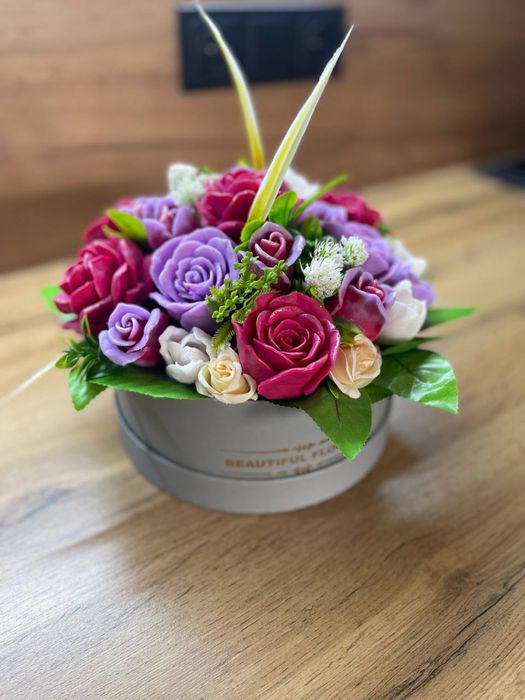 Цветы из вкусно пахнущего мыла