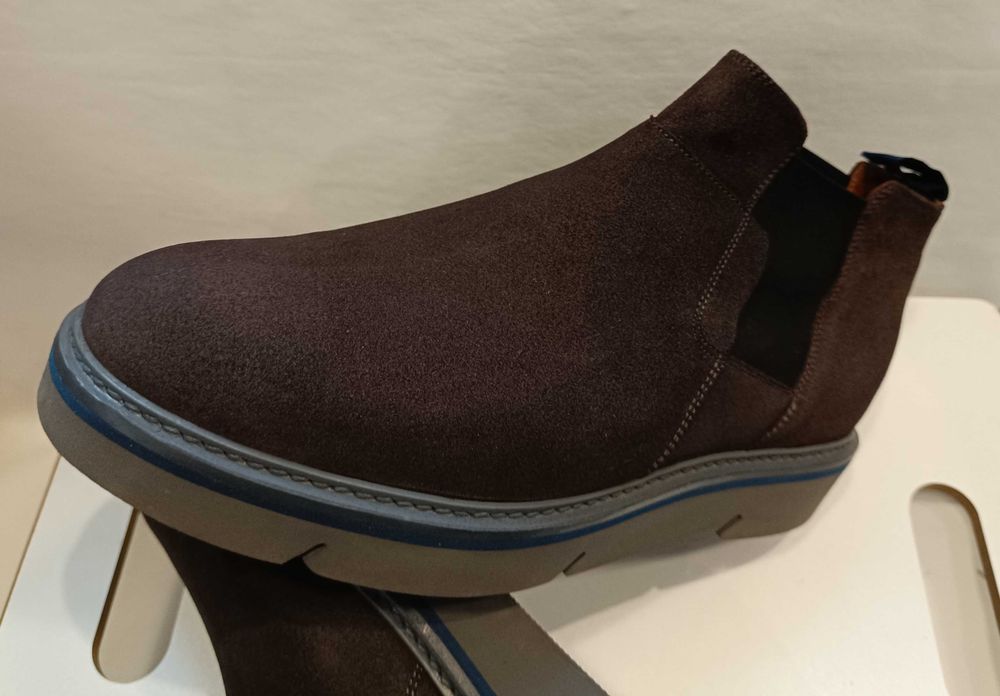Ghete chelsea 41.5 42 casual Alberto Guardiani NOI piele naturala moal