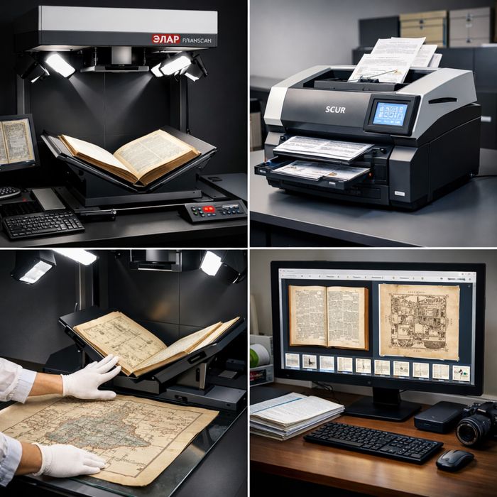 Аренда сканера и оцифровка книг