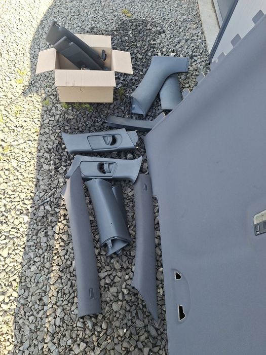 Plafon complet  negru VSR cu trapa Skoda Octavia 2 facelift cu trapă