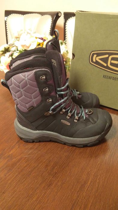 Ghete KEEN REVEL IV HIGH POLAR negru cu violet