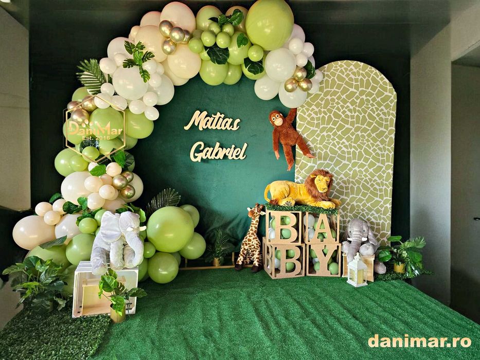 Decor botez fetite | decor botez baietei | panou foto botez | DaniMar