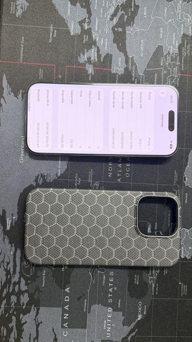 iPhone 16 PRO - husa aramida / kevlar inclusa.