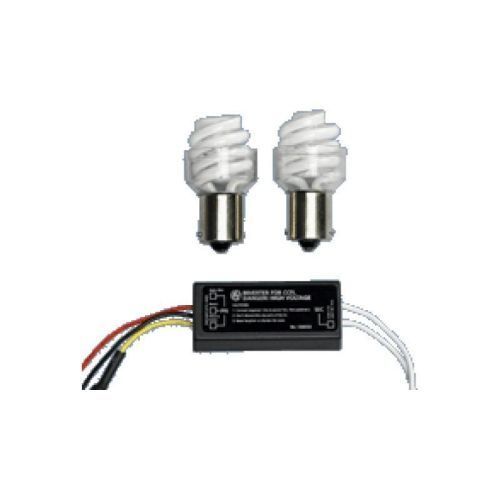 Set 2 becuri auto Autostyle pentru semnalizare Neon 12V 21W G25 BA15S, rosu, simetric