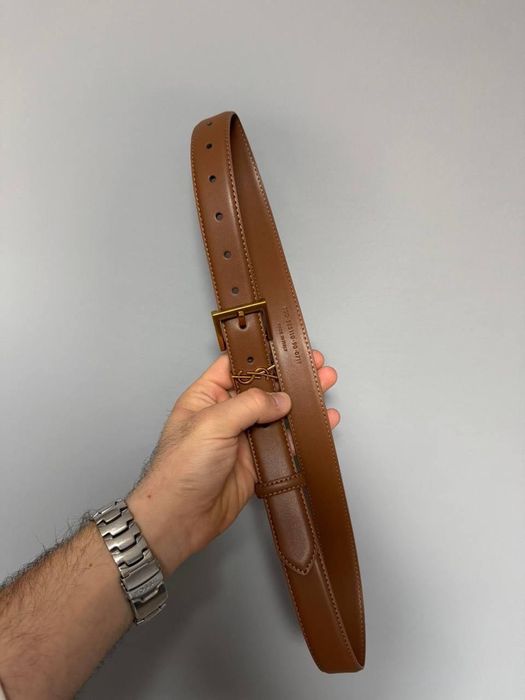 Колан естествена кожа YSL