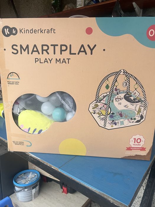 Бебешка активна постелка Kinderkraft Smartplay Play Mat