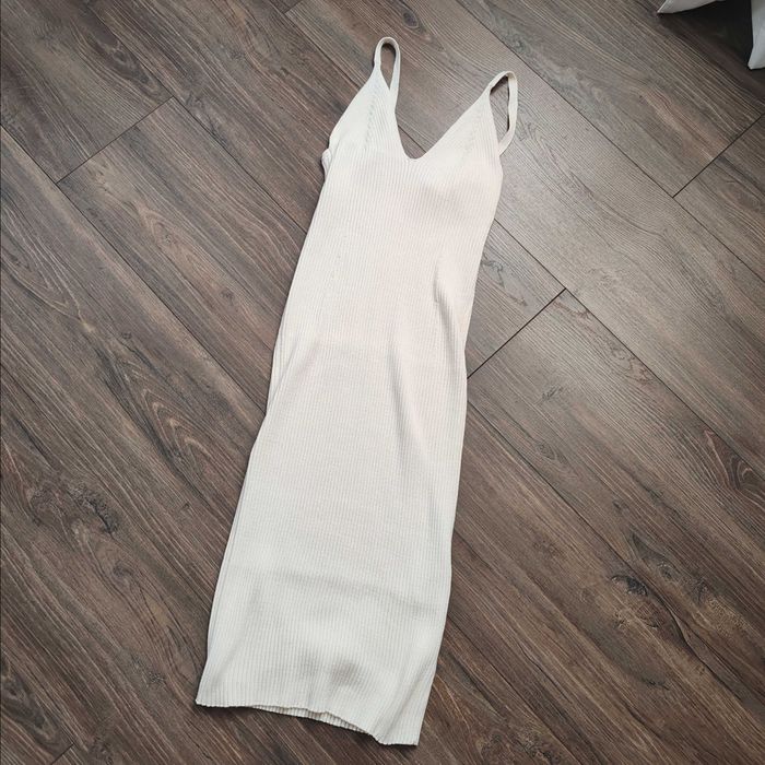 Рипсена рокля, еластична - 1XL, не носена