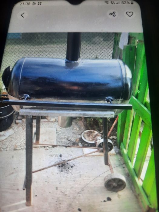 Gratar gradina pe roti